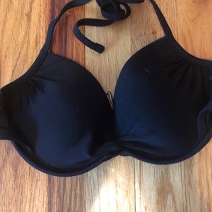 black bikini top